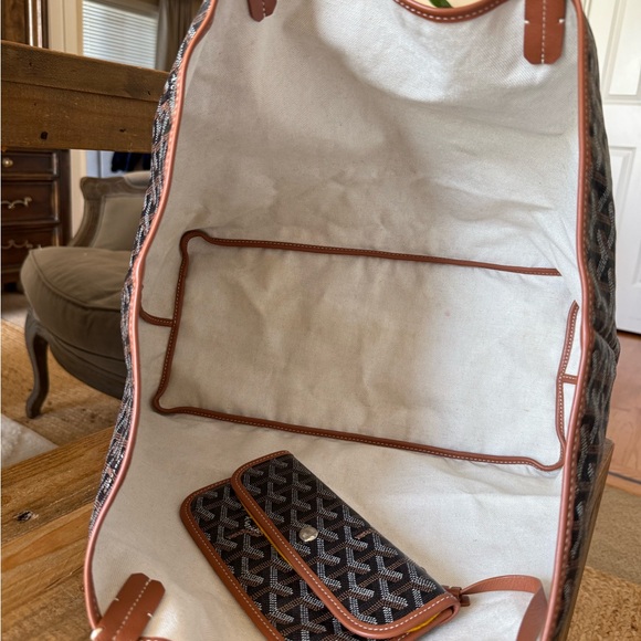 Goyardine Saint Louis GM Black Gold - Picture 5 of 17